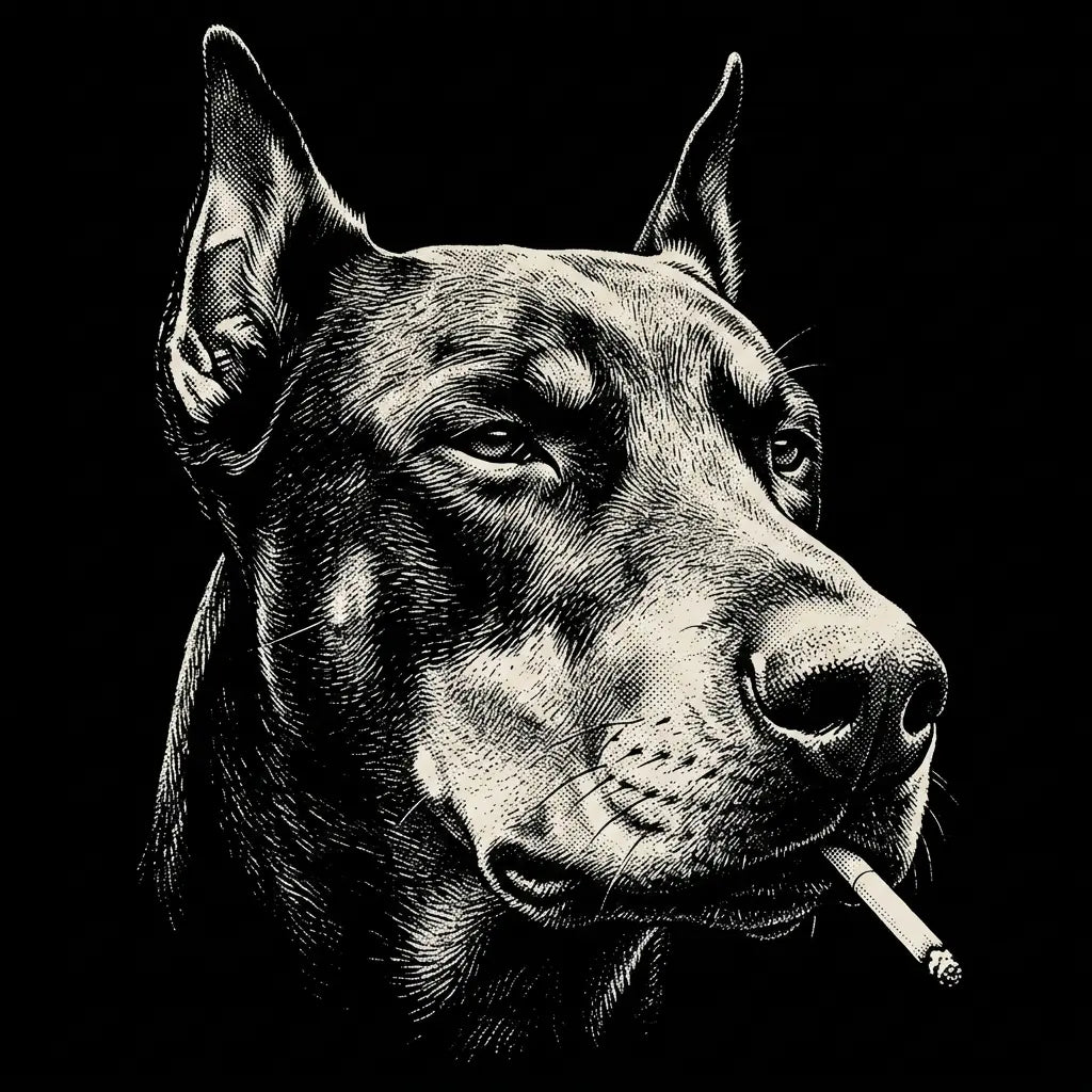 Comfort Colors Funny Vintage Smoking Dog Shirt, Retro Dog Lover Comfort Colors Tee Featuring Multiple Popular Breeds, Cool Canine Graphic T-Shirt, Unisex Pet Lover Gift, Funny Puppy Portrait Shirt for Dog Moms and Dog Dads, Trendy Animal Lover Apparel