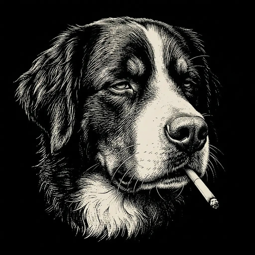 Comfort Colors Funny Vintage Smoking Dog Shirt, Retro Dog Lover Comfort Colors Tee Featuring Multiple Popular Breeds, Cool Canine Graphic T-Shirt, Unisex Pet Lover Gift, Funny Puppy Portrait Shirt for Dog Moms and Dog Dads, Trendy Animal Lover Apparel