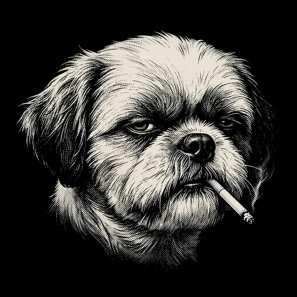 Comfort Colors Funny Vintage Smoking Dog Shirt, Retro Dog Lover Comfort Colors Tee Featuring Multiple Popular Breeds, Cool Canine Graphic T-Shirt, Unisex Pet Lover Gift, Funny Puppy Portrait Shirt for Dog Moms and Dog Dads, Trendy Animal Lover Apparel