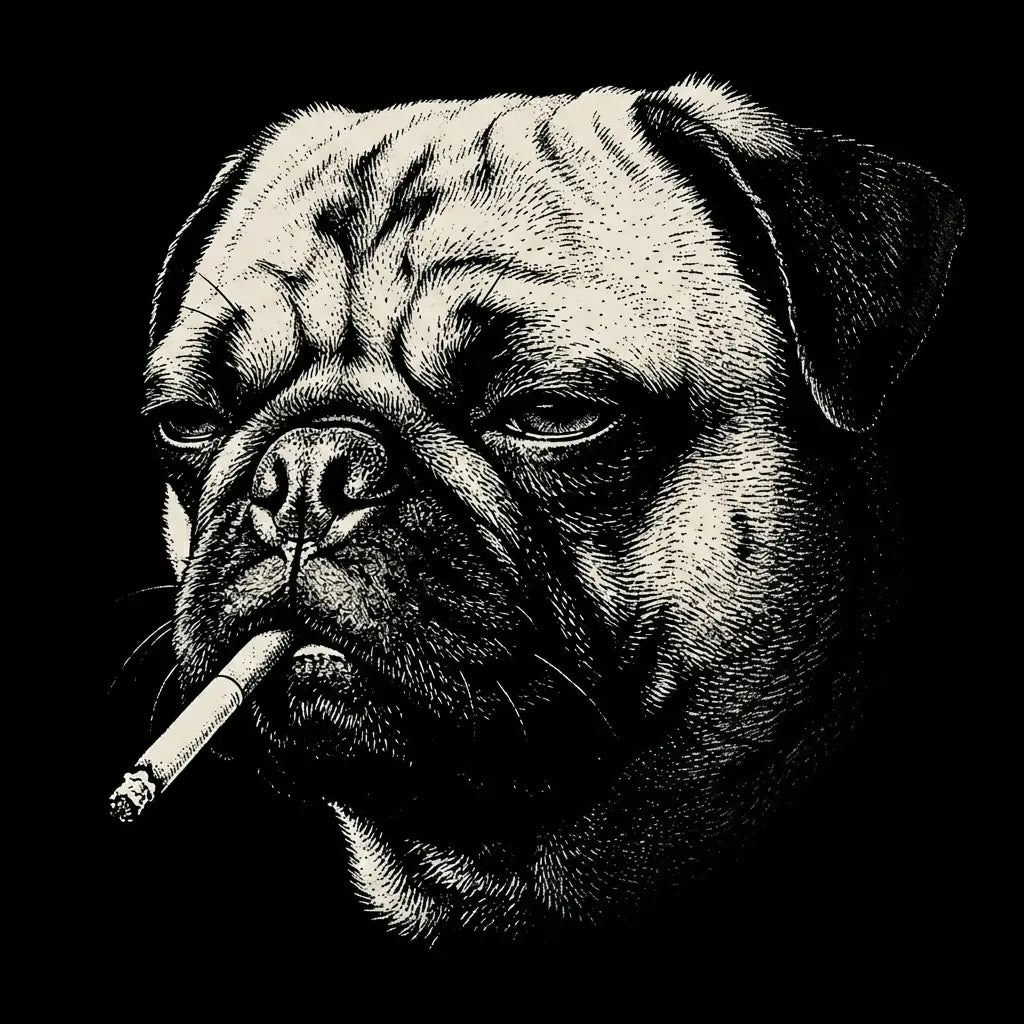 Comfort Colors Funny Vintage Smoking Dog Shirt, Retro Dog Lover Comfort Colors Tee Featuring Multiple Popular Breeds, Cool Canine Graphic T-Shirt, Unisex Pet Lover Gift, Funny Puppy Portrait Shirt for Dog Moms and Dog Dads, Trendy Animal Lover Apparel