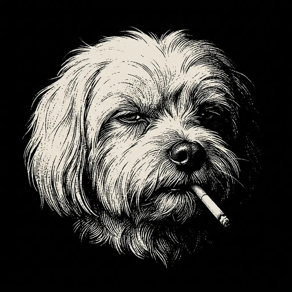 Comfort Colors Funny Vintage Smoking Dog Shirt, Retro Dog Lover Comfort Colors Tee Featuring Multiple Popular Breeds, Cool Canine Graphic T-Shirt, Unisex Pet Lover Gift, Funny Puppy Portrait Shirt for Dog Moms and Dog Dads, Trendy Animal Lover Apparel