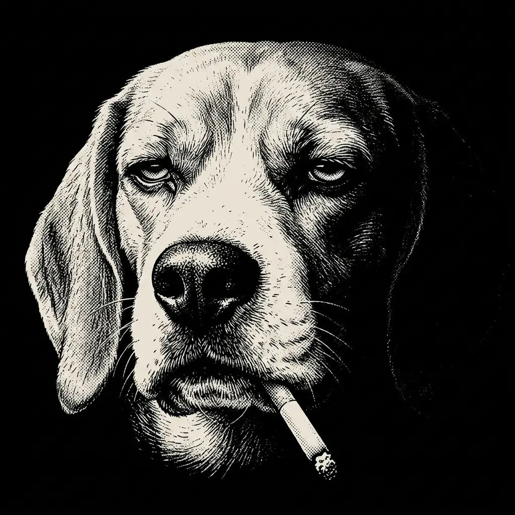Comfort Colors Funny Vintage Smoking Dog Shirt, Retro Dog Lover Comfort Colors Tee Featuring Multiple Popular Breeds, Cool Canine Graphic T-Shirt, Unisex Pet Lover Gift, Funny Puppy Portrait Shirt for Dog Moms and Dog Dads, Trendy Animal Lover Apparel